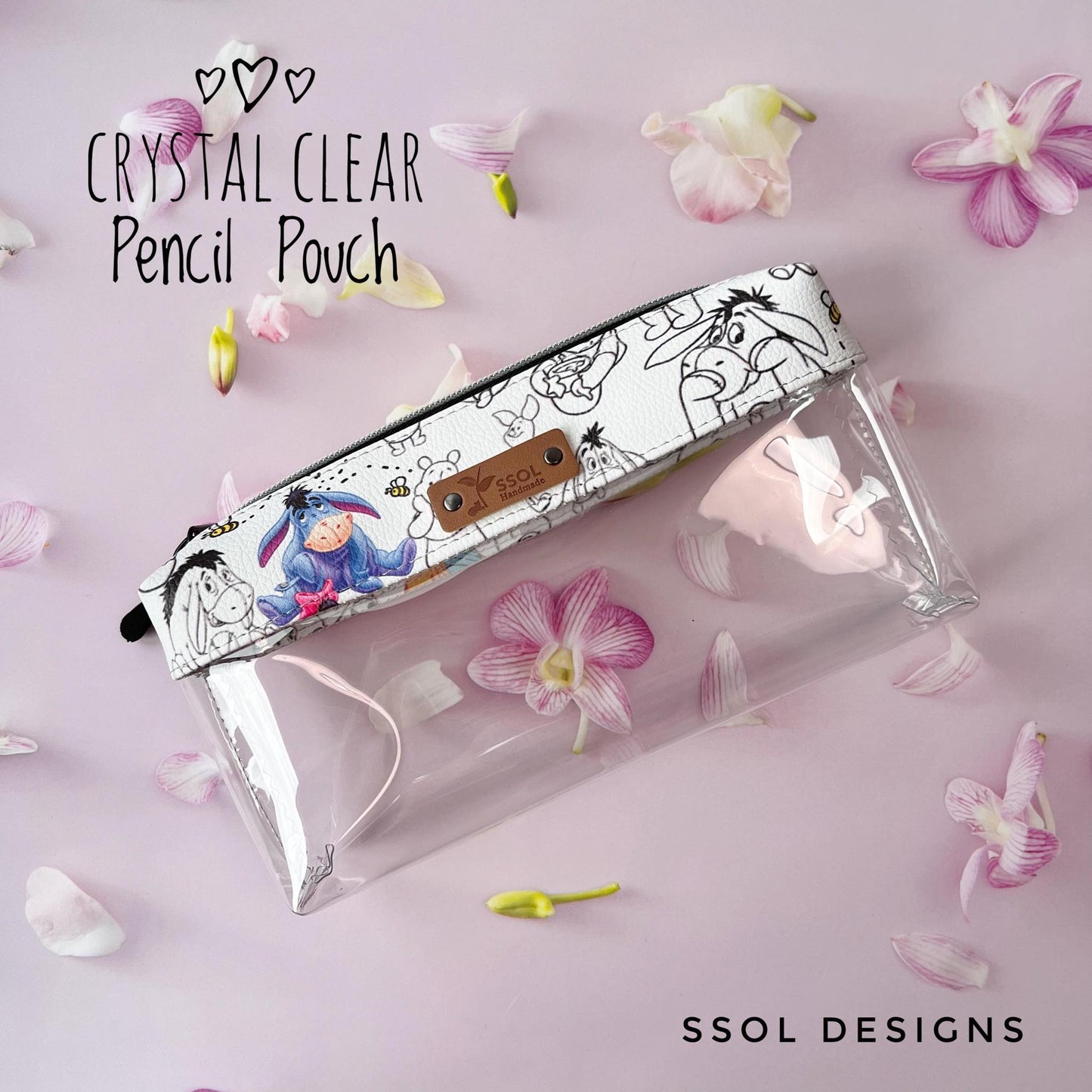 Crystal Clear Pencil Pouch - CCPP01