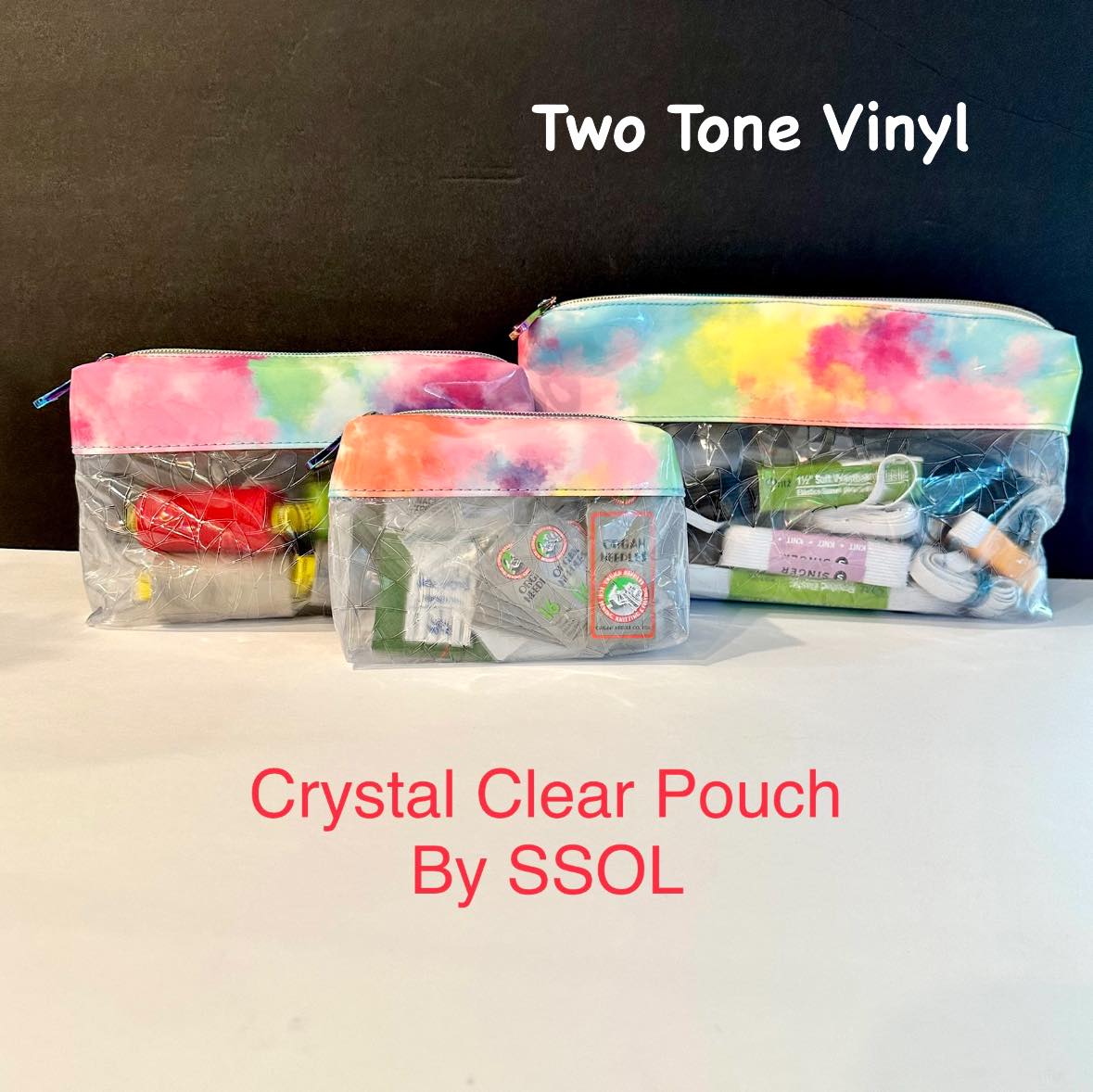 Crystal Clear Trio Pouch Pattern
