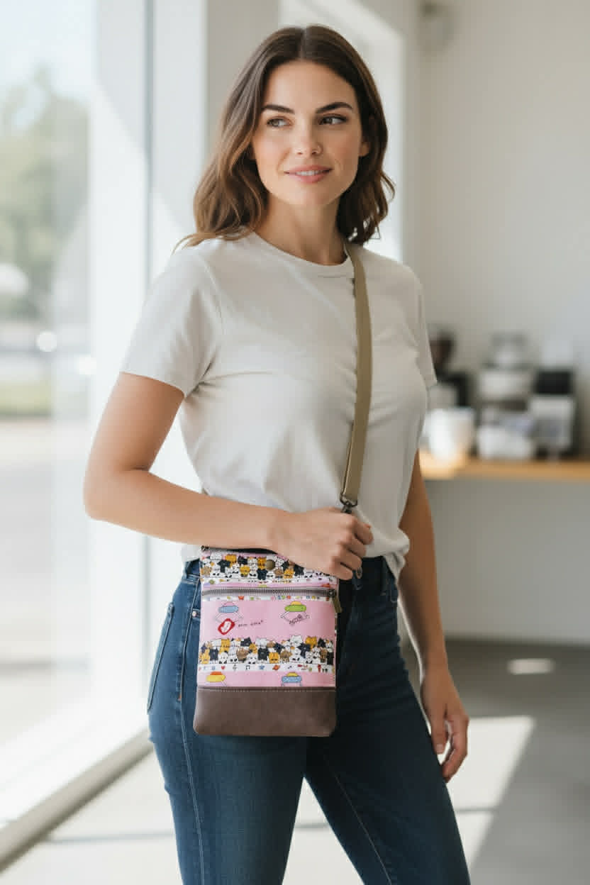 Wanderlust Phone Bag - UFO Kitties