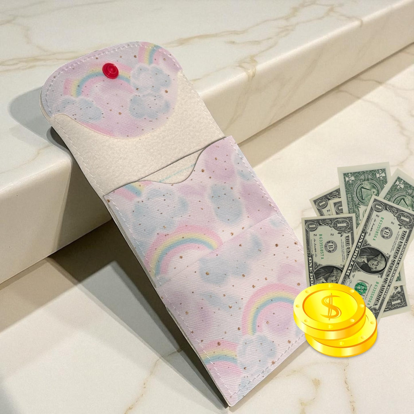 Mini Marvel Compact Wallet Pattern