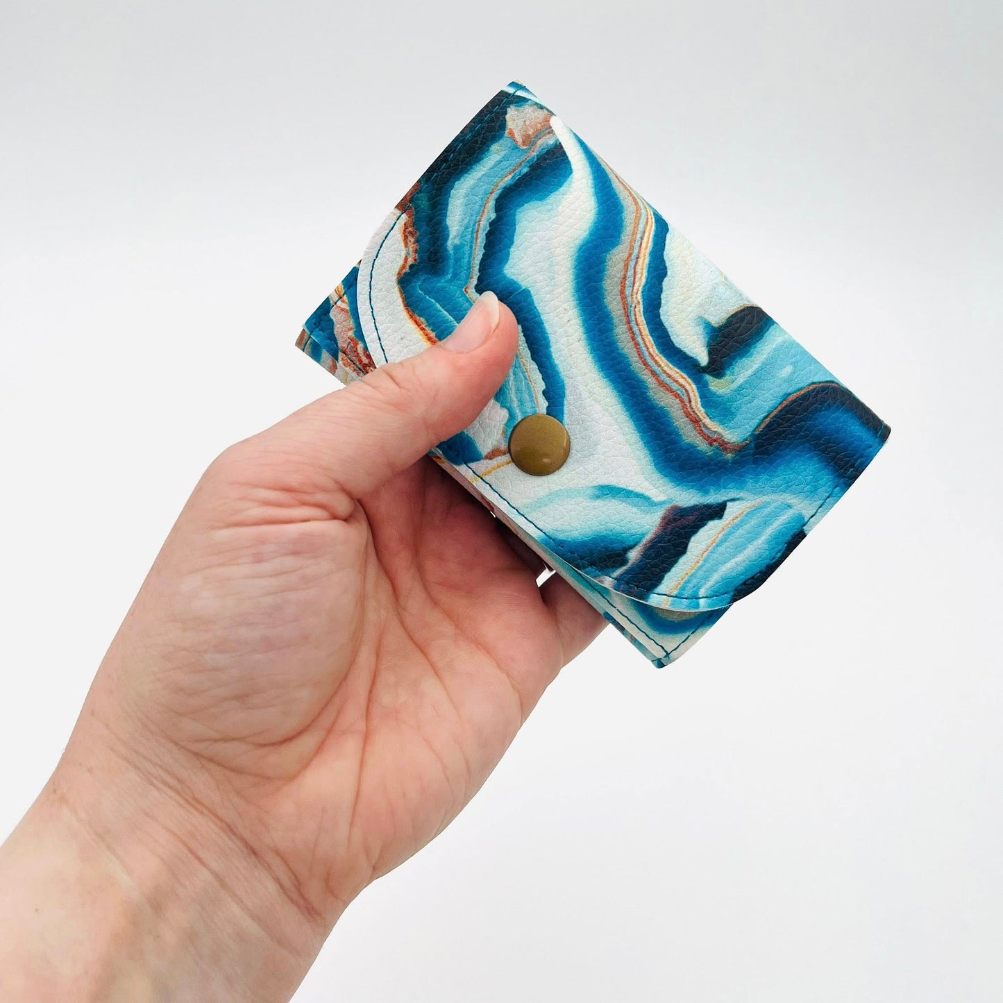 Mini Marvel Compact Wallet Pattern