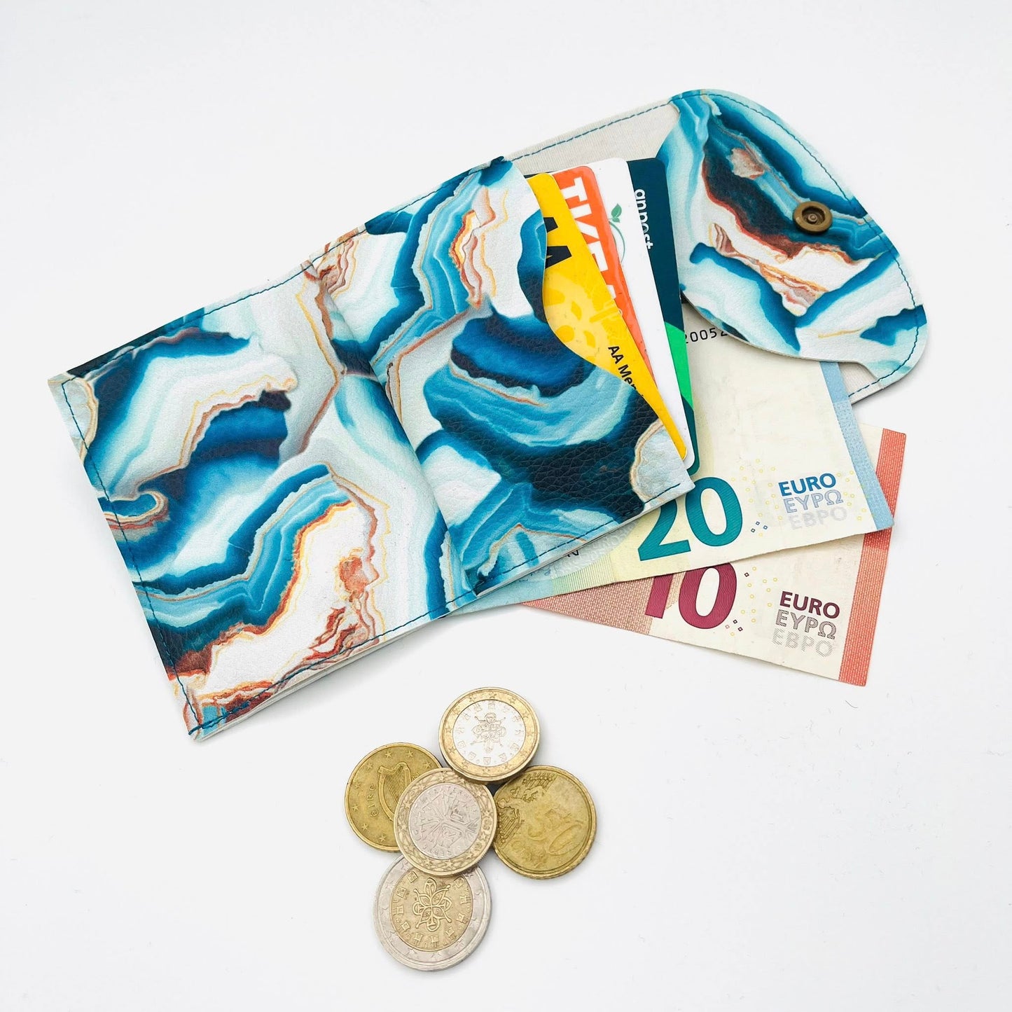 Mini Marvel Compact Wallet Pattern