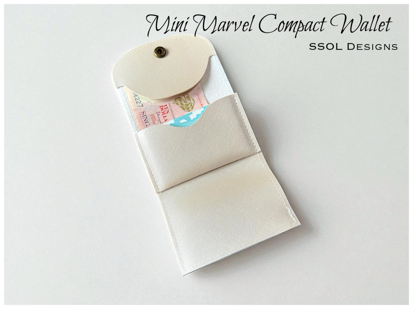 Mini Marvel Compact Wallet Pattern