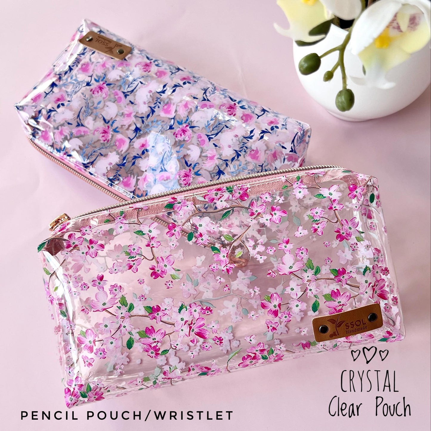 Crystal Clear Trio Pouch Pattern