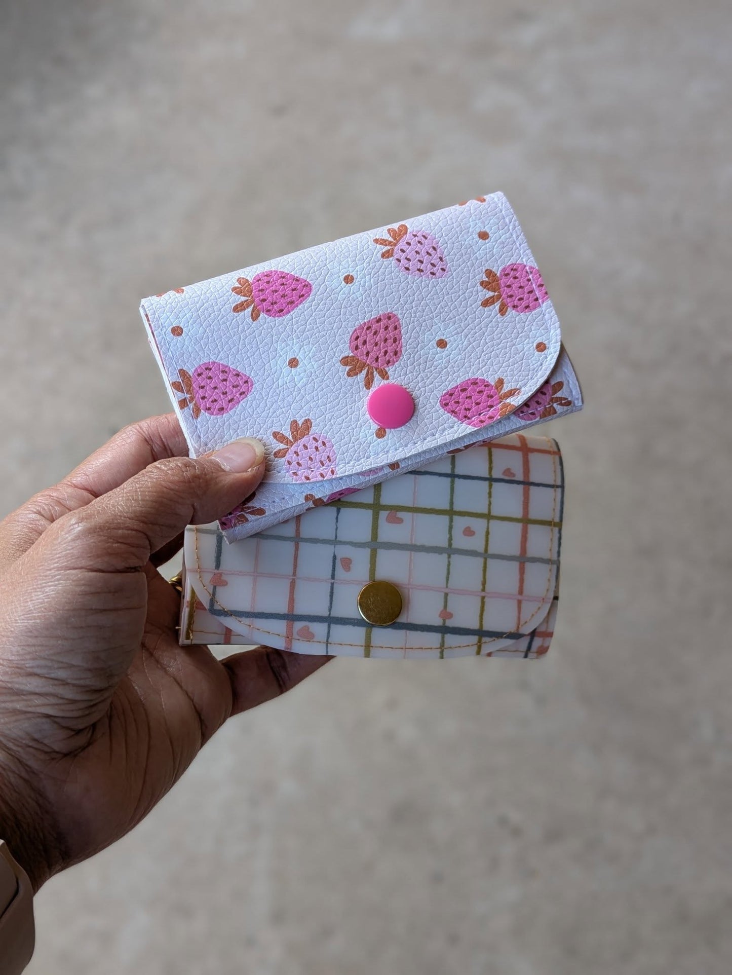 Mini Marvel Compact Wallet Pattern