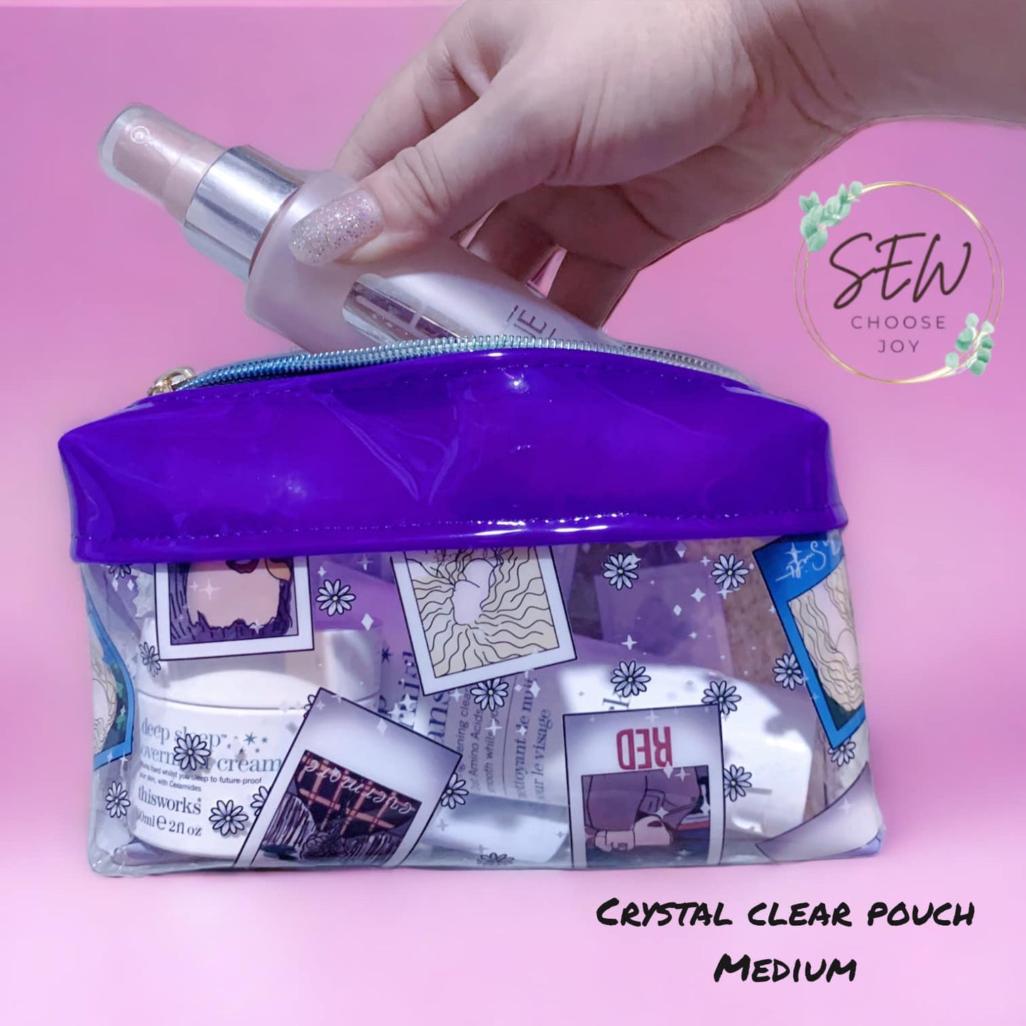 Crystal Clear Trio Pouch Pattern