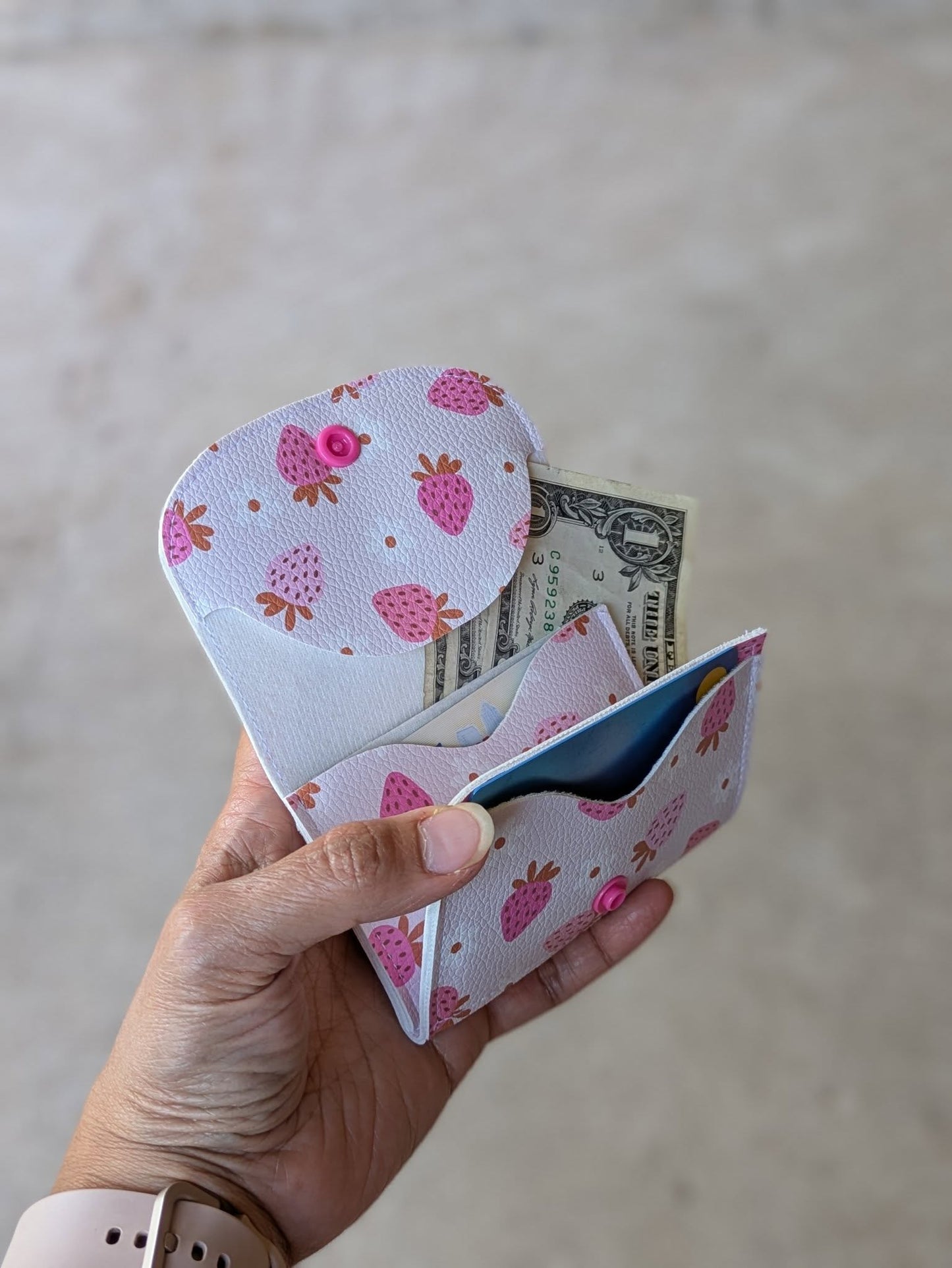 Mini Marvel Compact Wallet Pattern