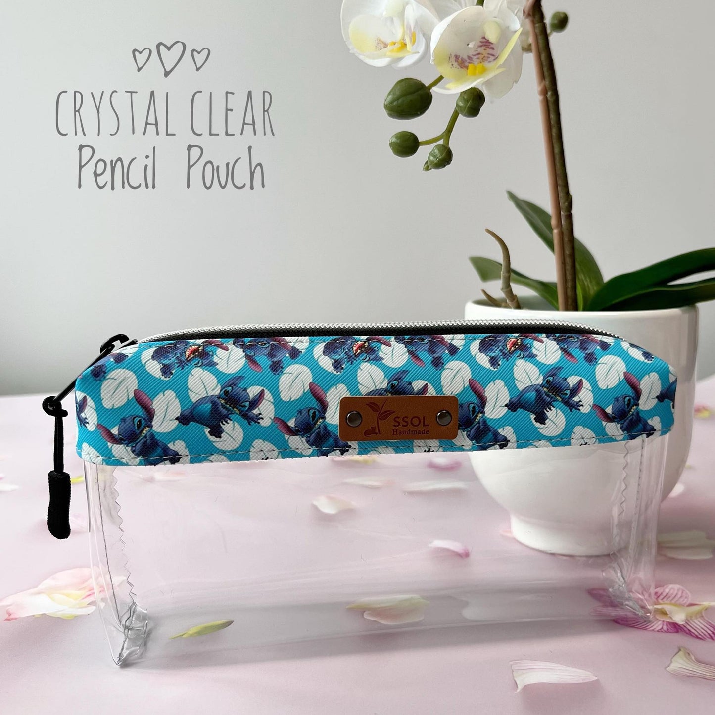 Crystal Clear Pencil Pouch - CCPP03