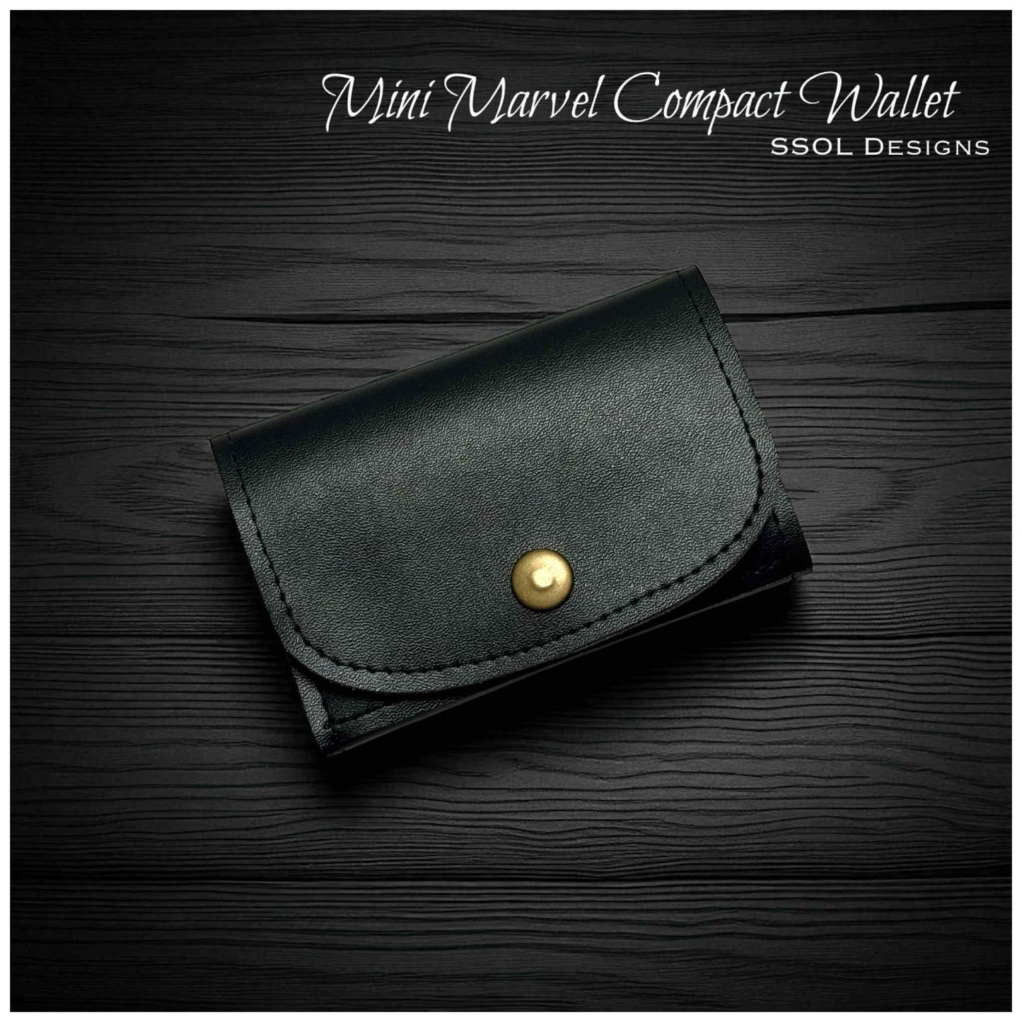 Mini Marvel Compact Wallet Pattern
