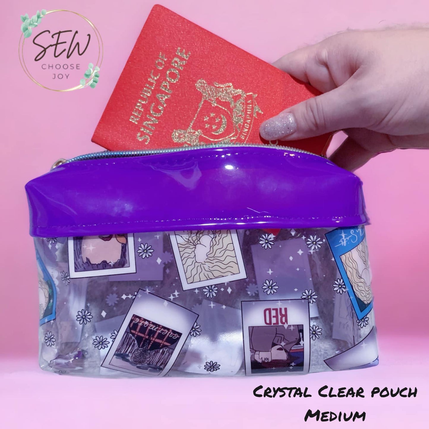 Crystal Clear Trio Pouch Pattern