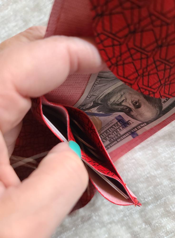 Mini Marvel Compact Wallet Pattern