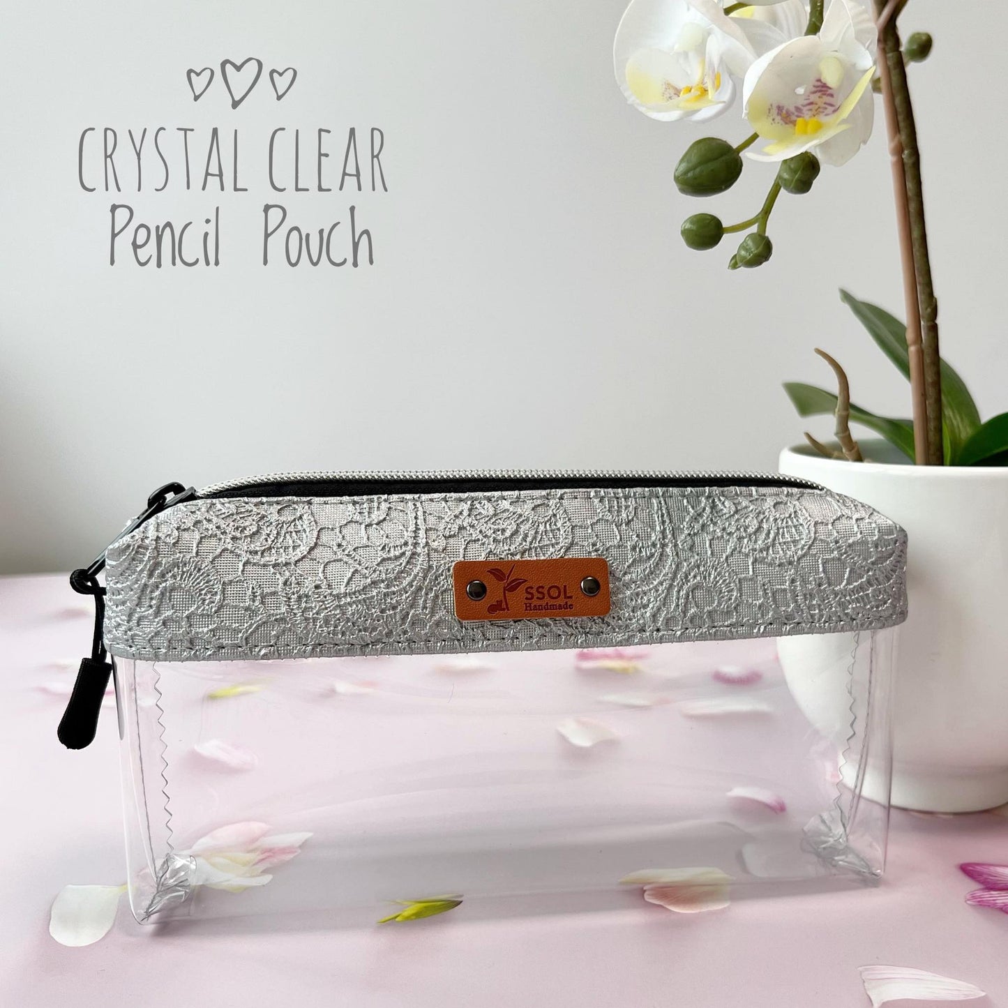 Crystal Clear Pencil Pouch - CCPP04