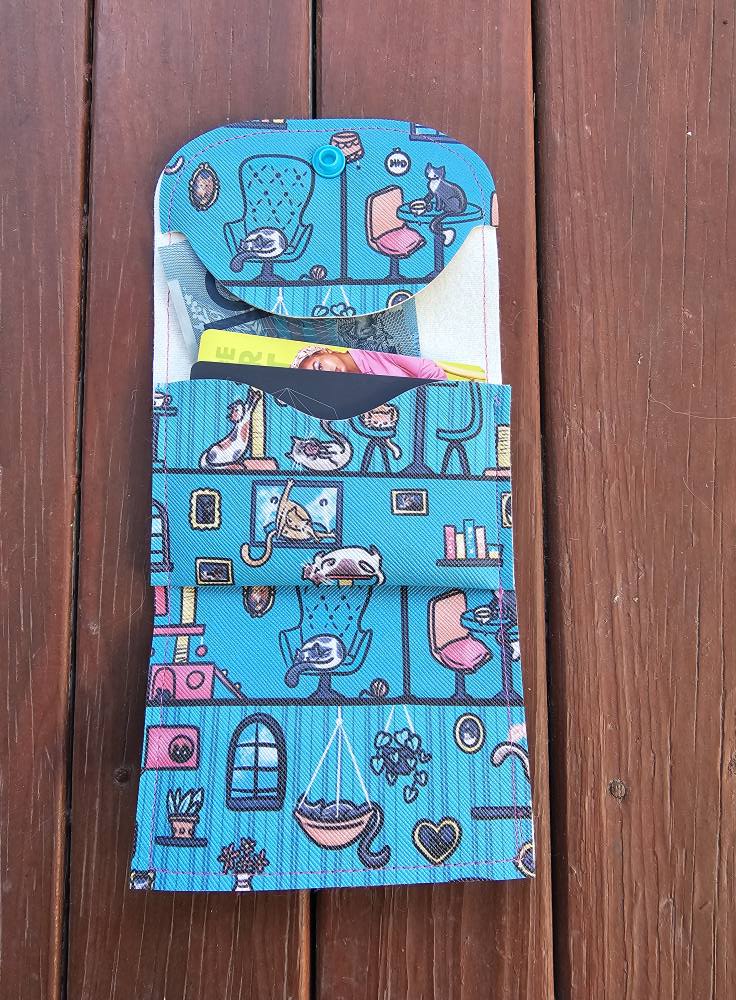 Mini Marvel Compact Wallet Pattern