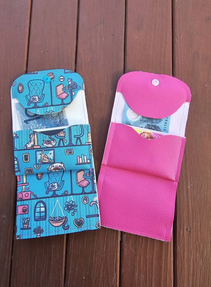 Mini Marvel Compact Wallet Pattern