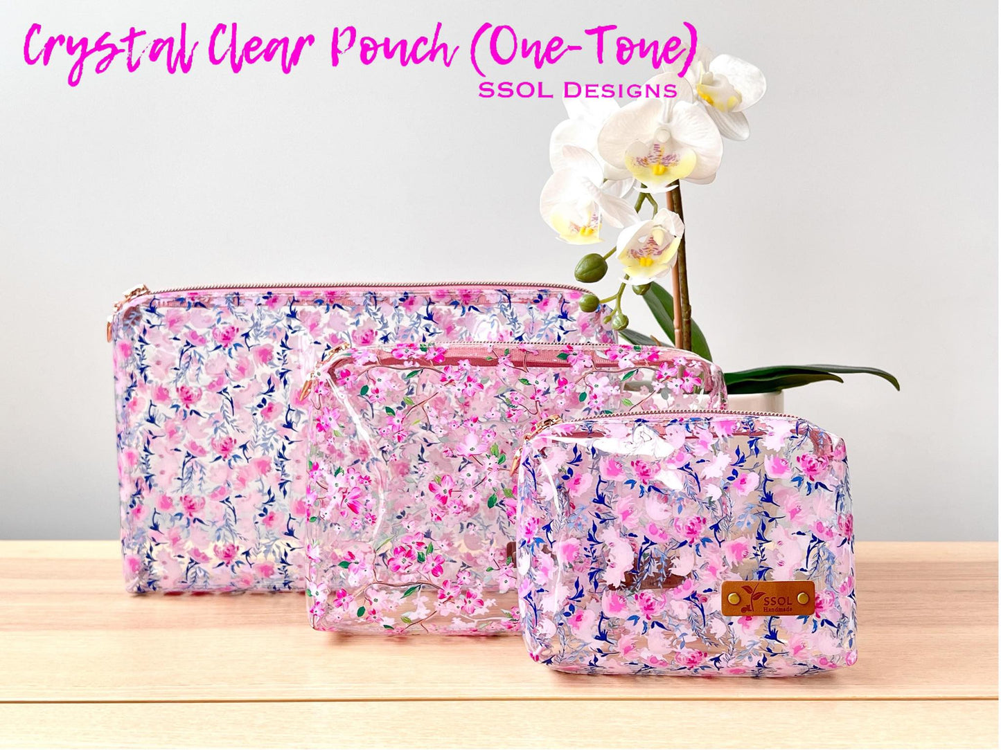 Crystal Clear Trio Pouch Pattern