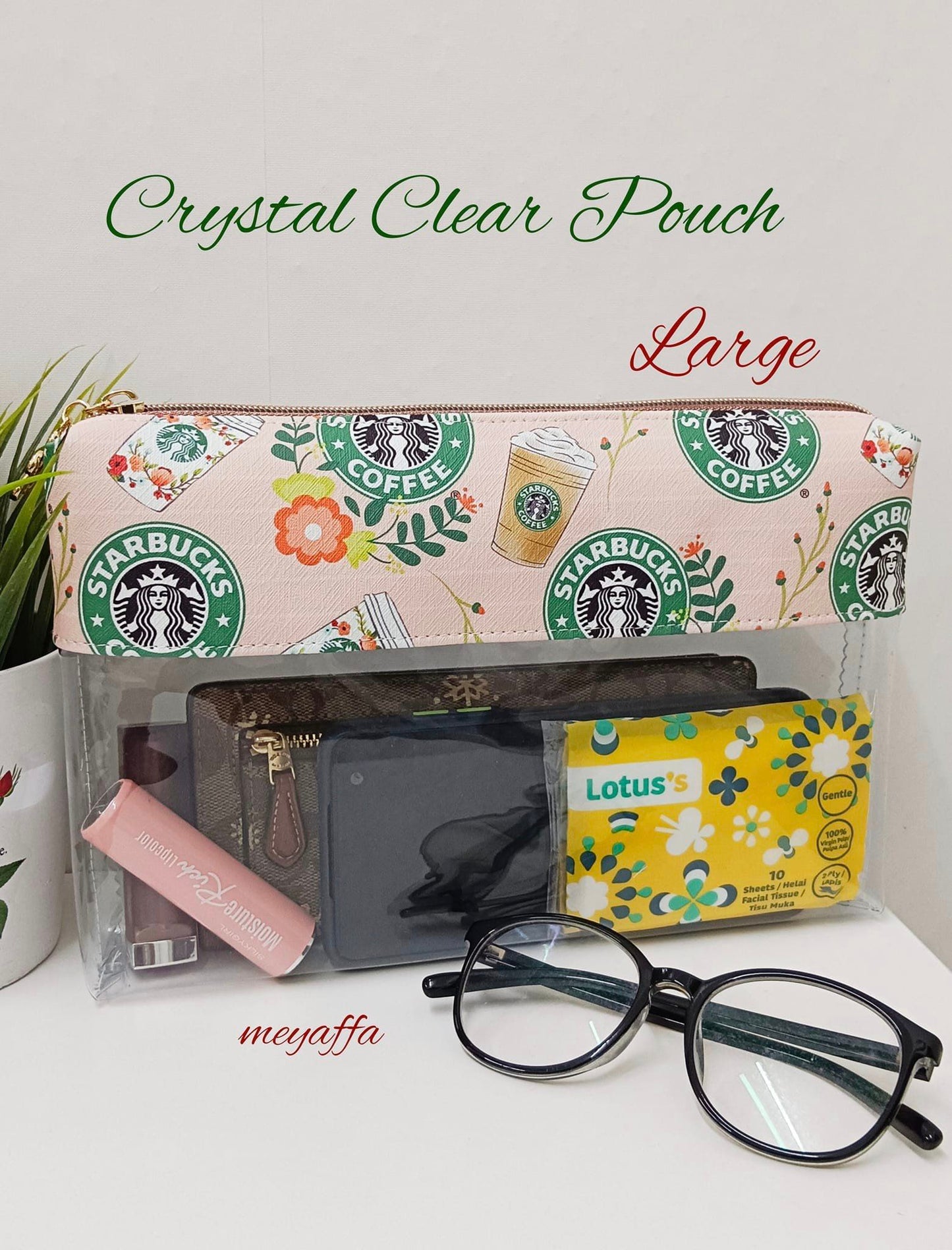 Crystal Clear Trio Pouch Pattern