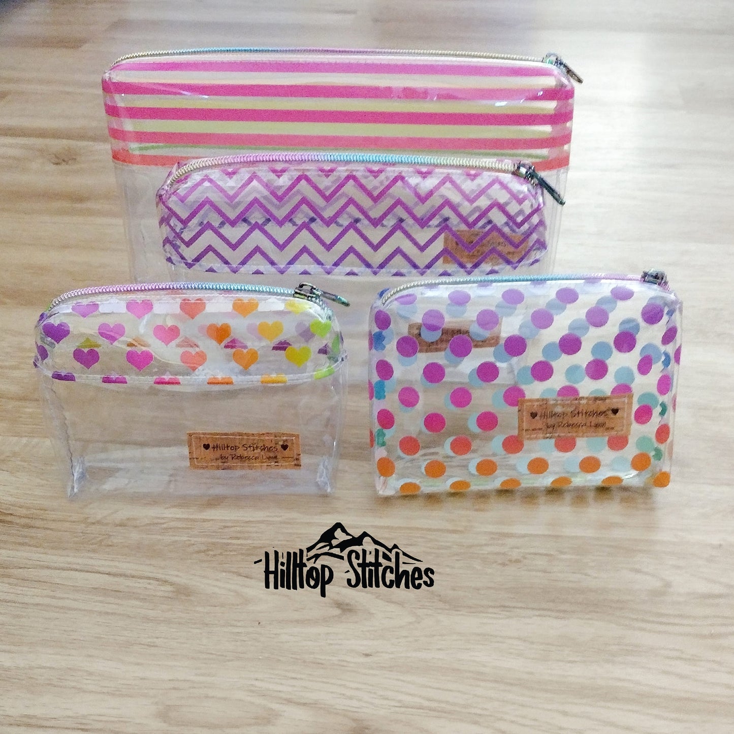 Crystal Clear Trio Pouch Pattern