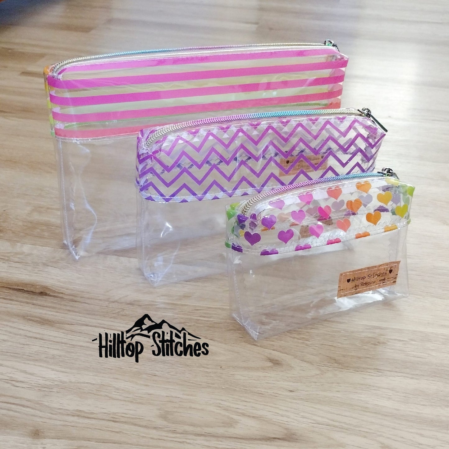 Crystal Clear Trio Pouch Pattern