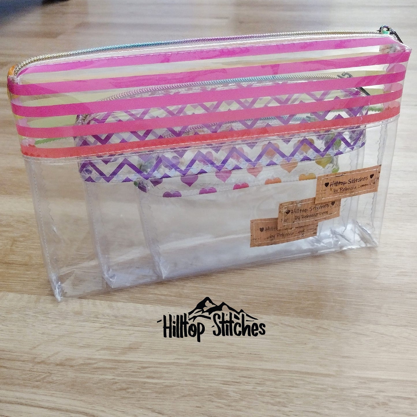 Crystal Clear Trio Pouch Pattern