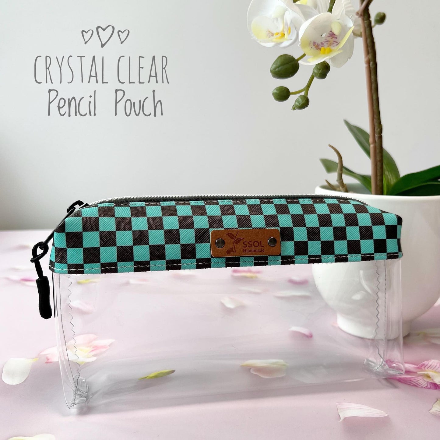 Crystal Clear Pencil Pouch - CCPP08