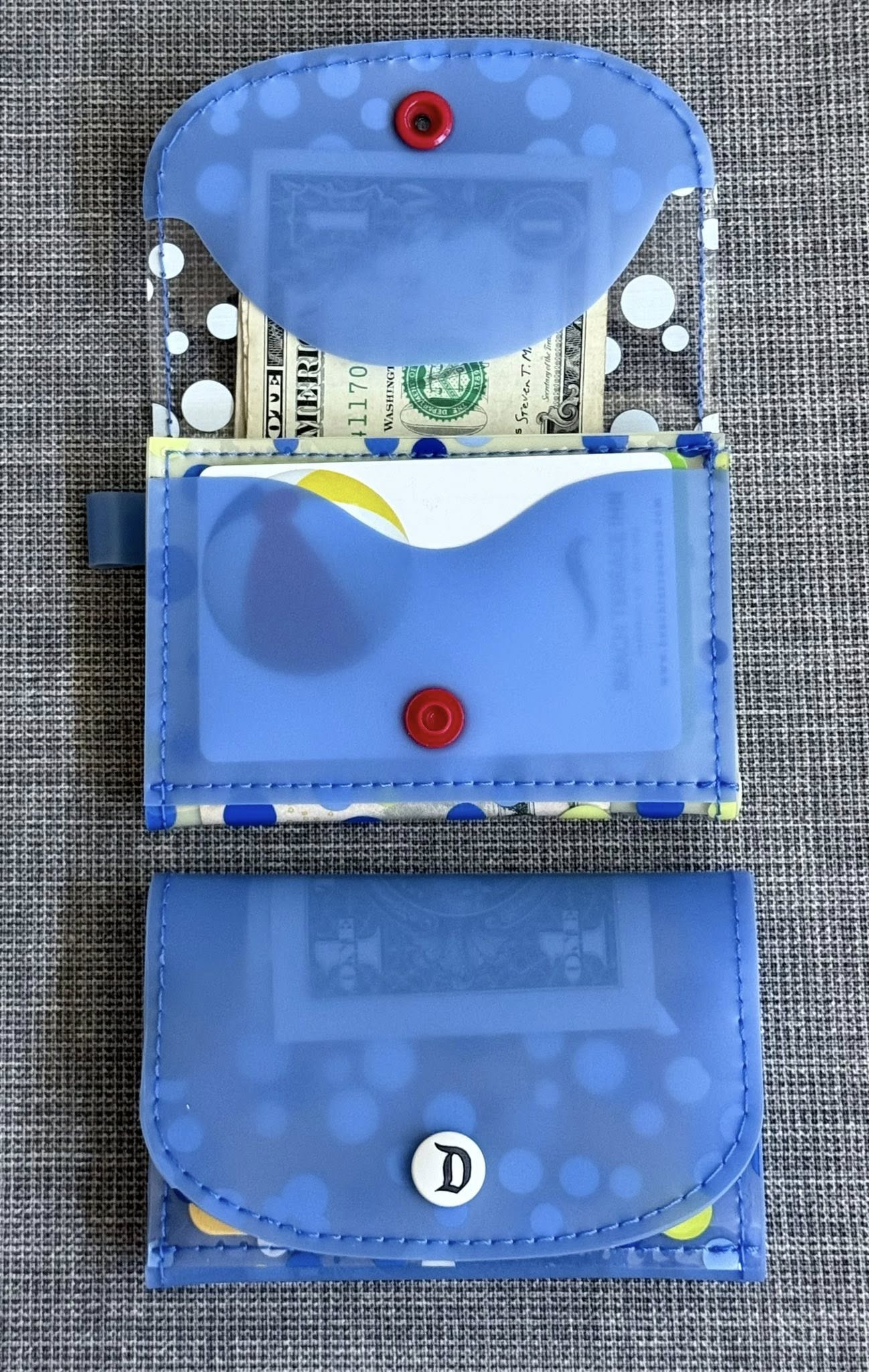 Mini Marvel Compact Wallet Pattern