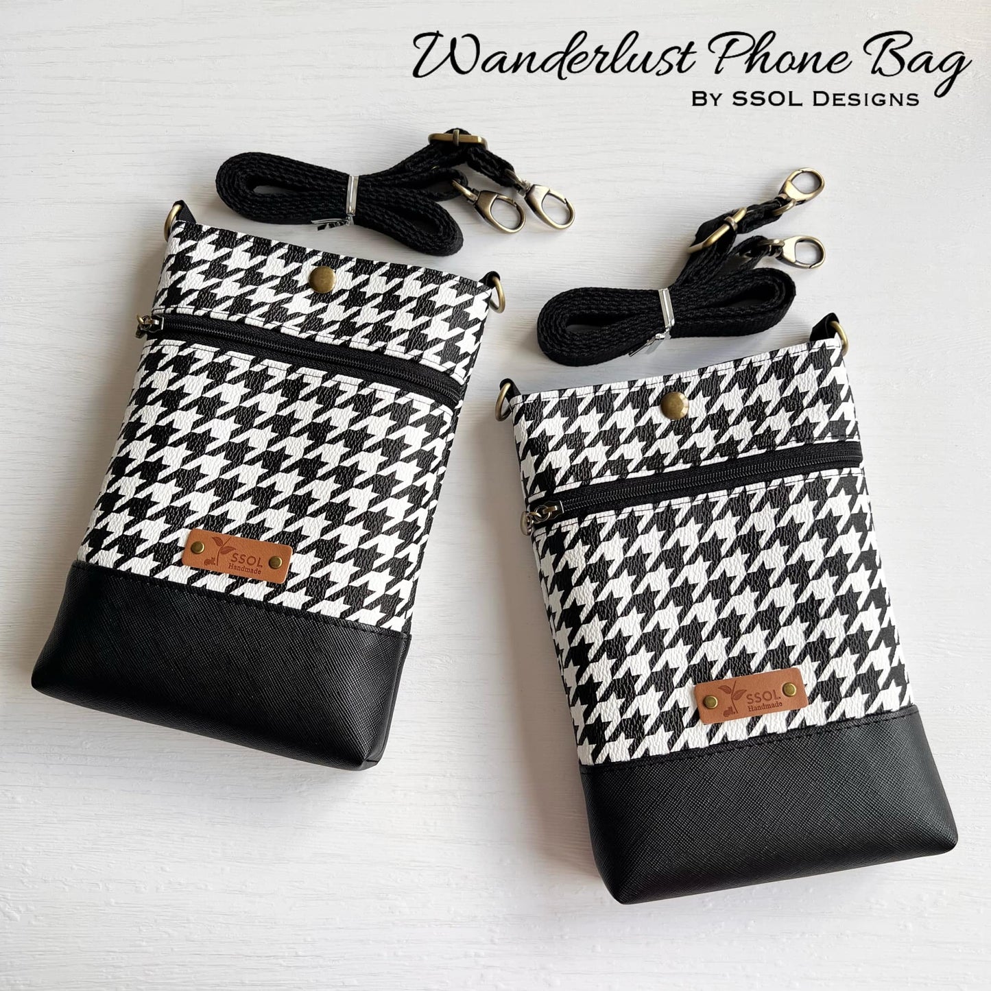 Vinyl Rolls - Houndstooth