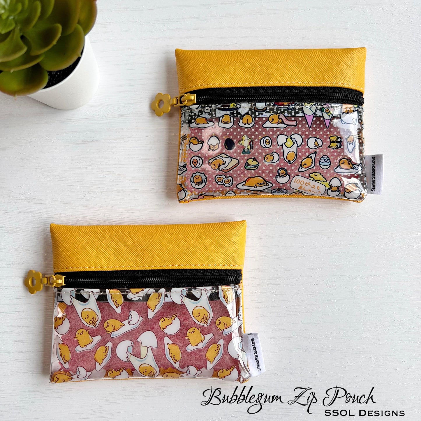 Bubblegum Zip Pouch Pattern