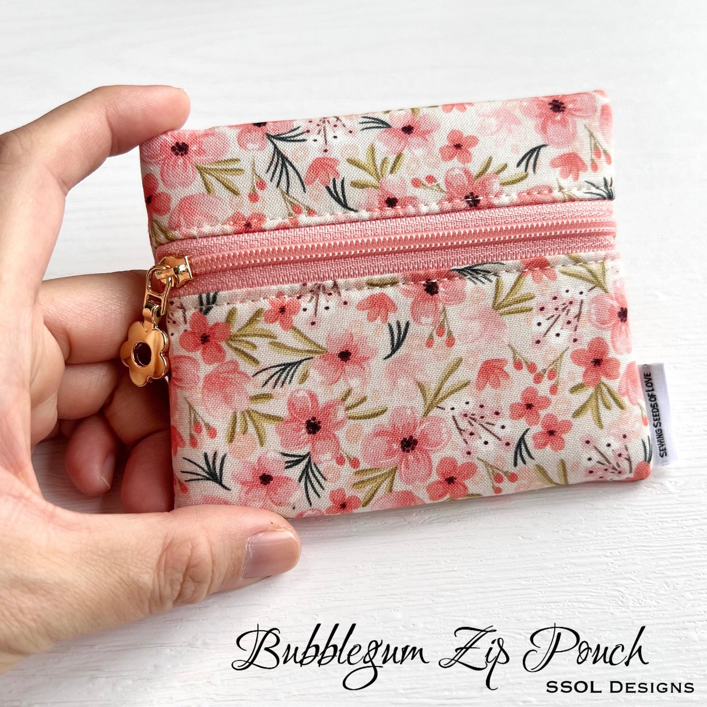 Bubblegum Zip Pouch Pattern