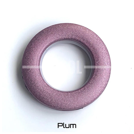 Plastic Curtain Grommet - Plum