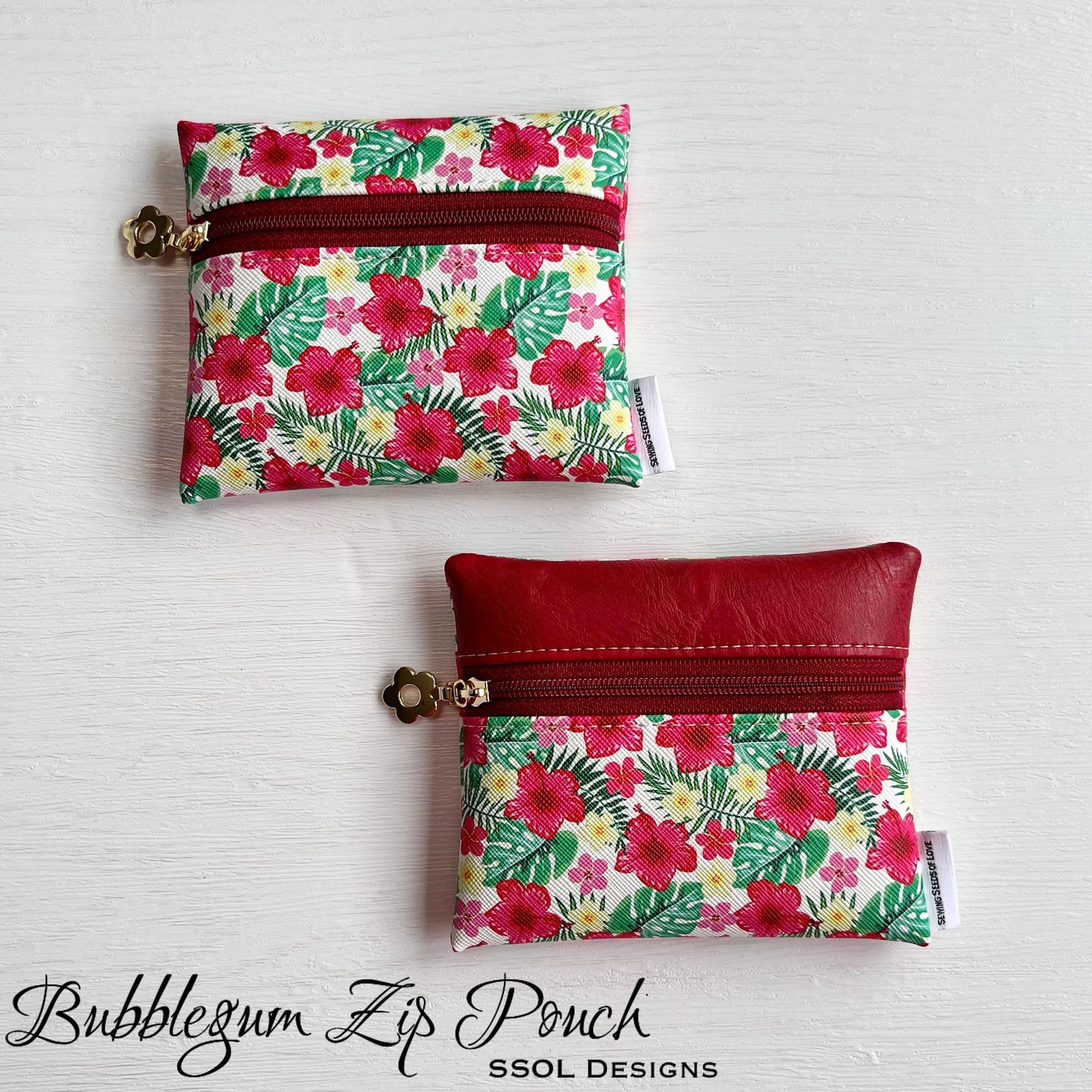 Bubblegum Zip Pouch Pattern