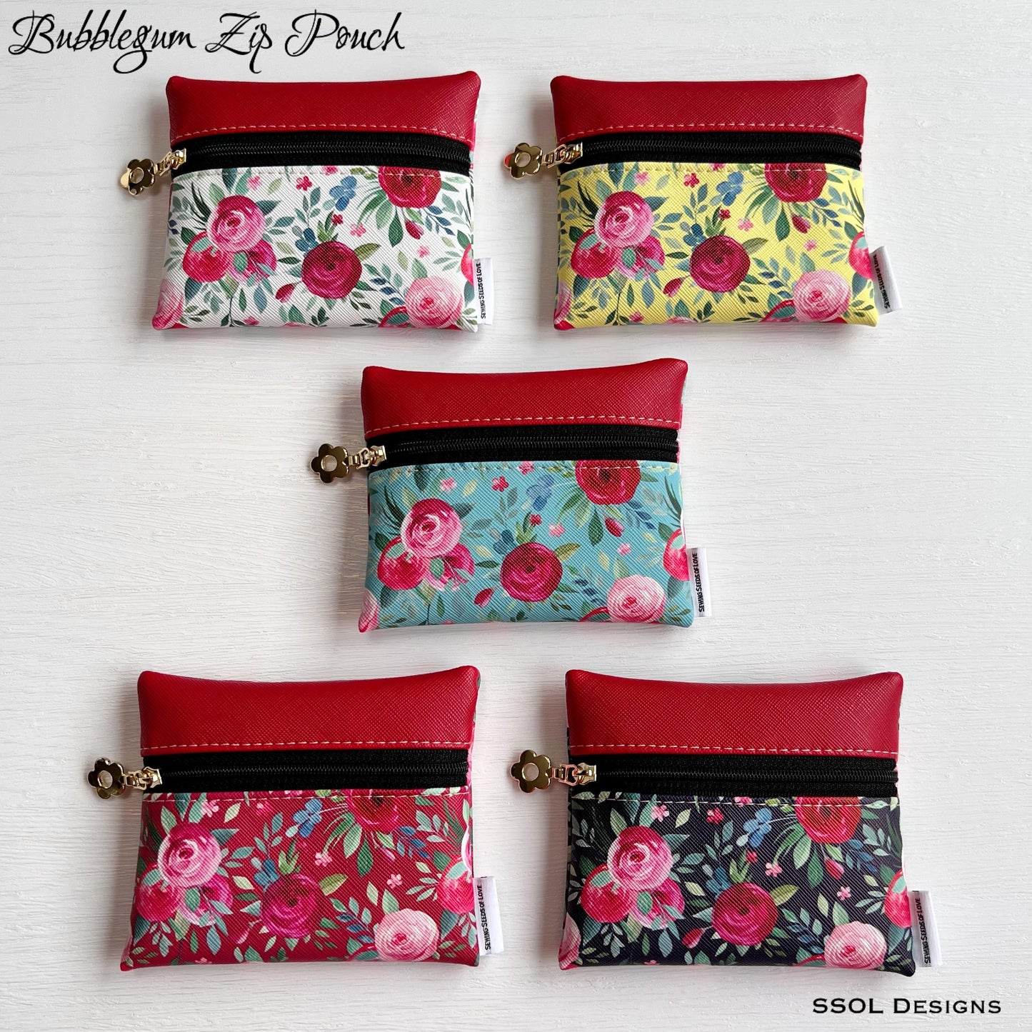 Bubblegum Zip Pouch Pattern