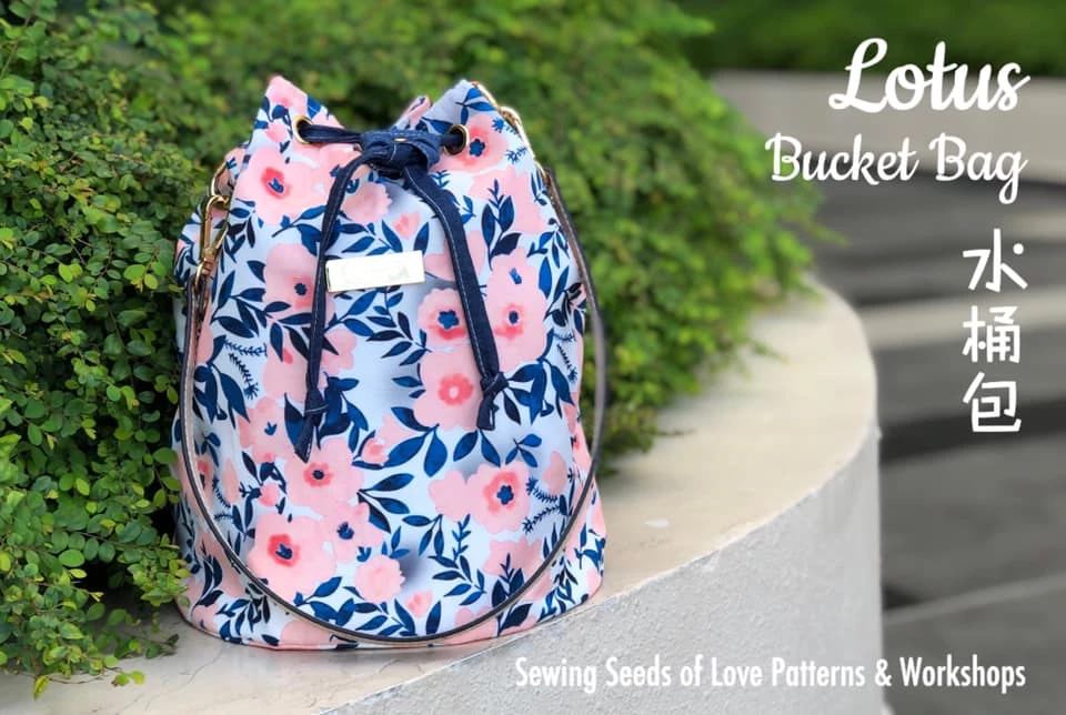 Lotus Bucket Bag Pattern (only video tutorial)