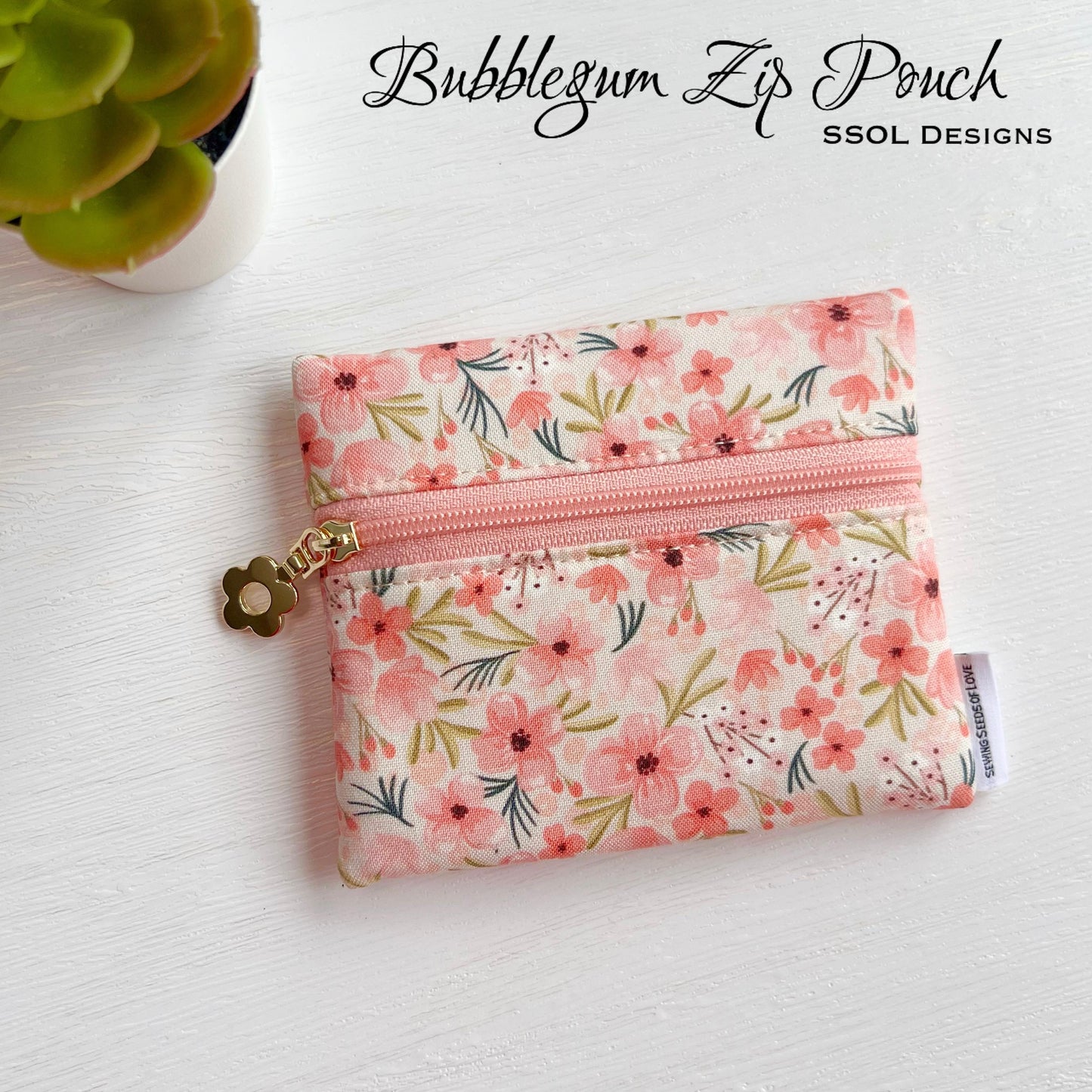 Bubblegum Zip Pouch Pattern