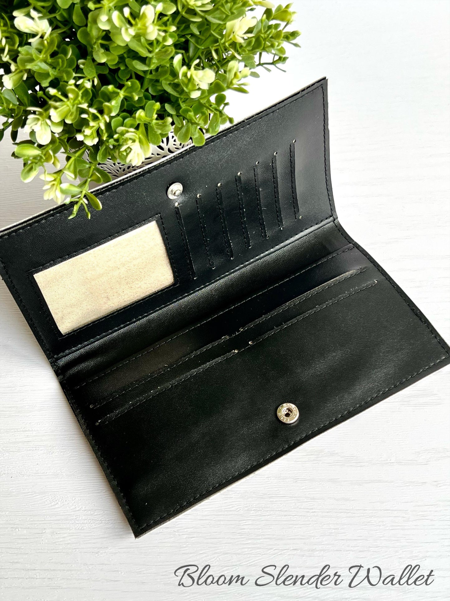 Bloom Slender Wallet Pattern