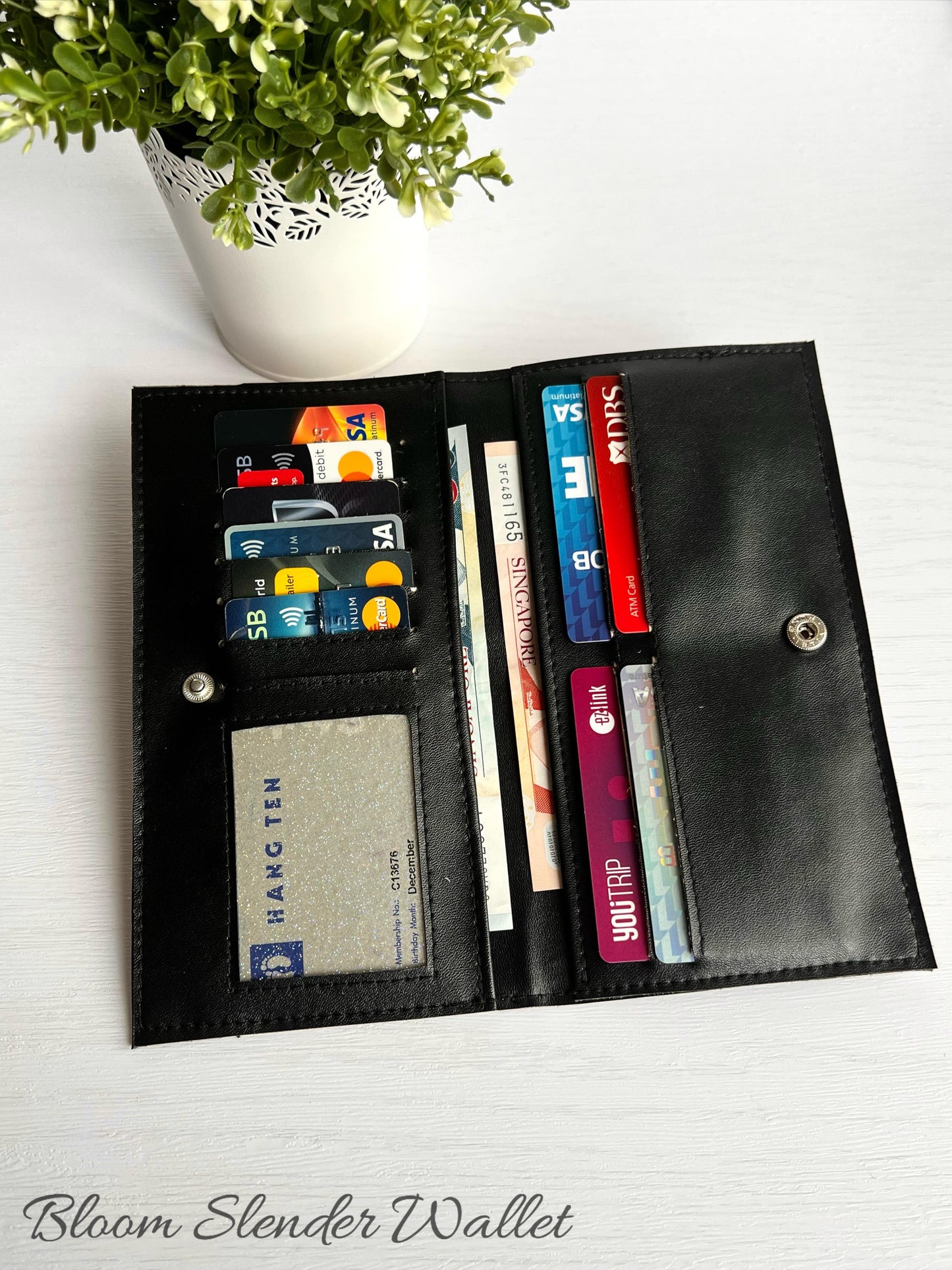 Bloom Slender Wallet Pattern