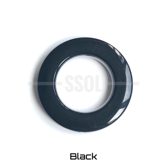 Plastic Curtain Grommet - Black