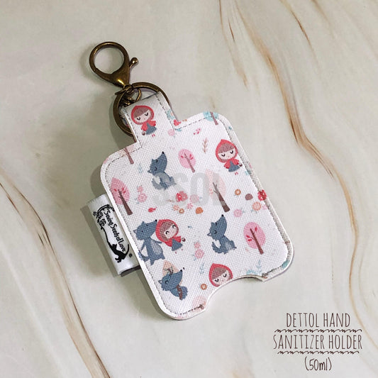 Vinyl Hand Sanitizer Holder (for 50ml bottle) - Riding Hood