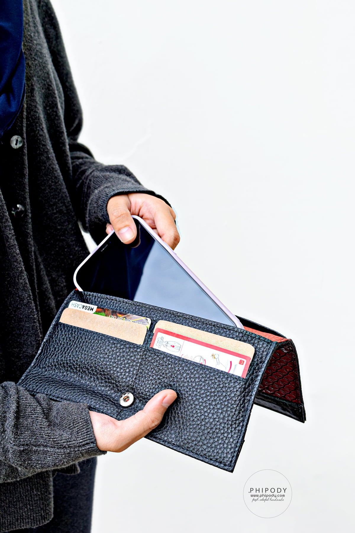 Bloom Slender Wallet Pattern