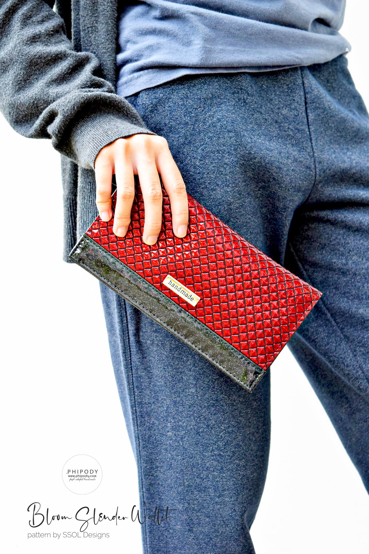 Bloom Slender Wallet Pattern