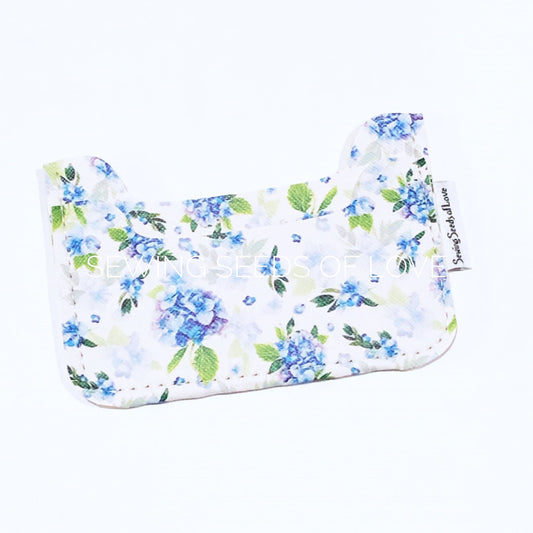Vinyl Cardholder - Blue Bouquet