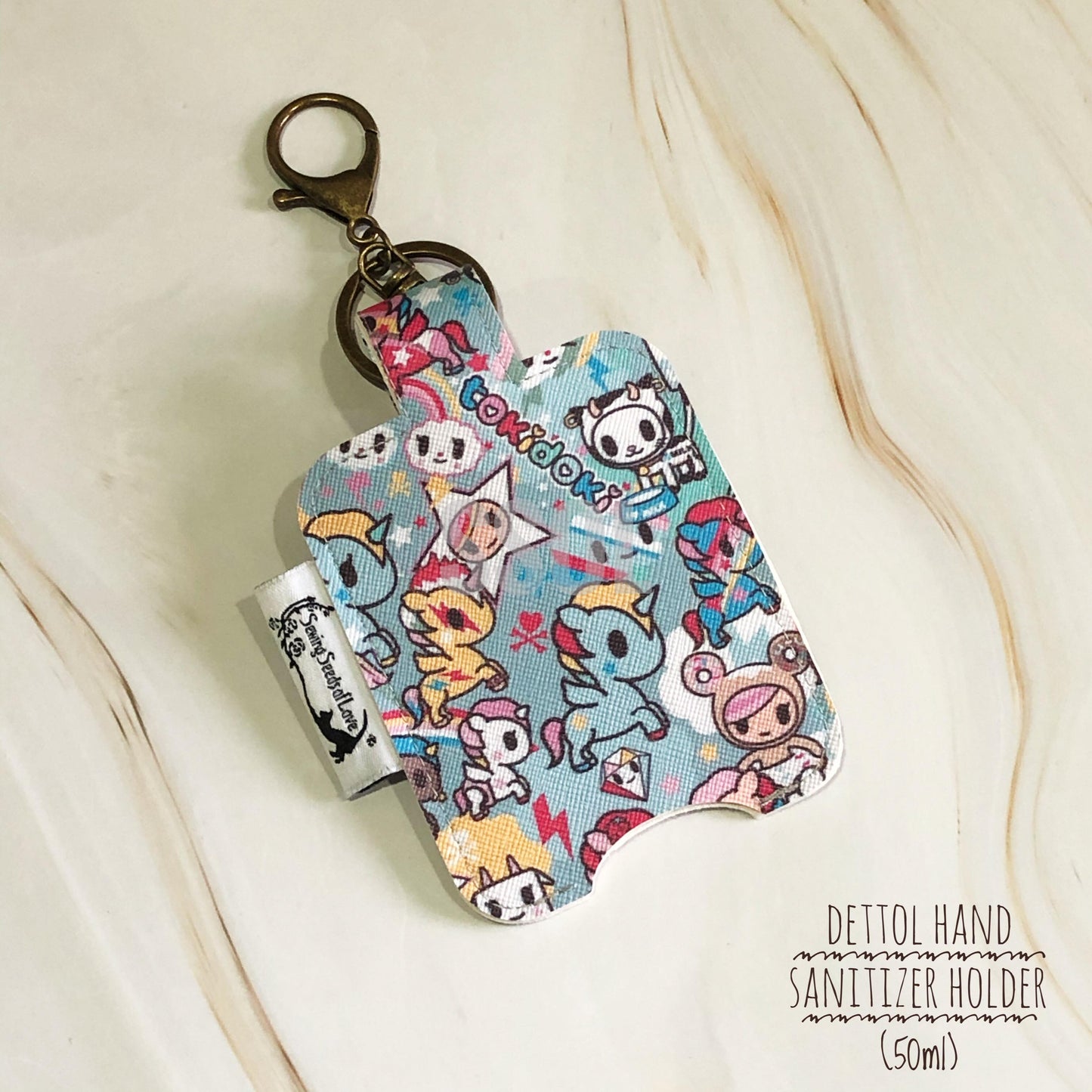 Vinyl Hand Sanitizer Holder (for 50ml bottle) - Toki Unikiki2.0