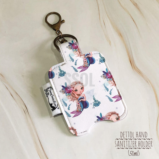 Vinyl Hand Sanitizer Holder (for 50ml bottle) - Mermaid 01