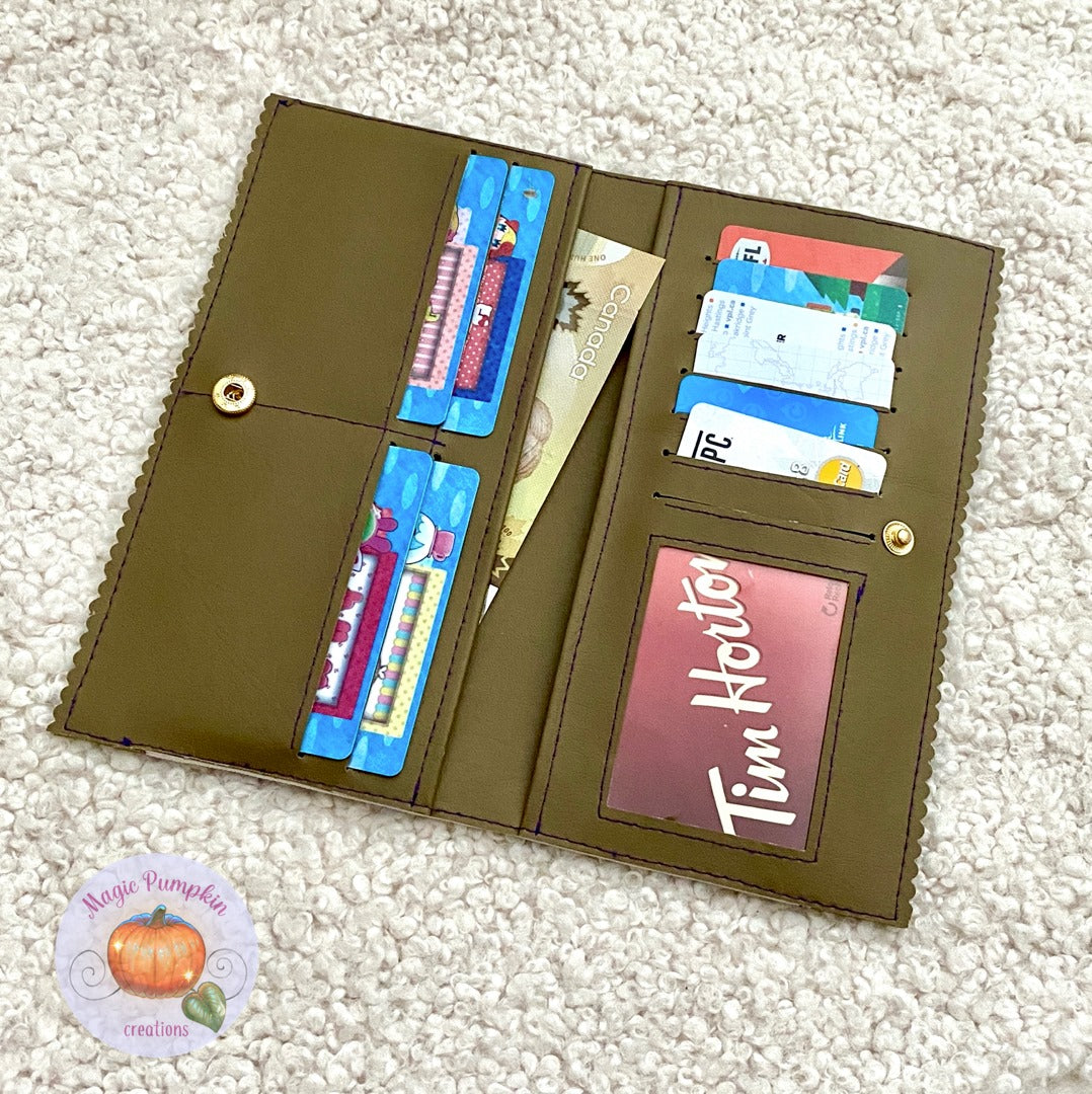 Bloom Slender Wallet Pattern