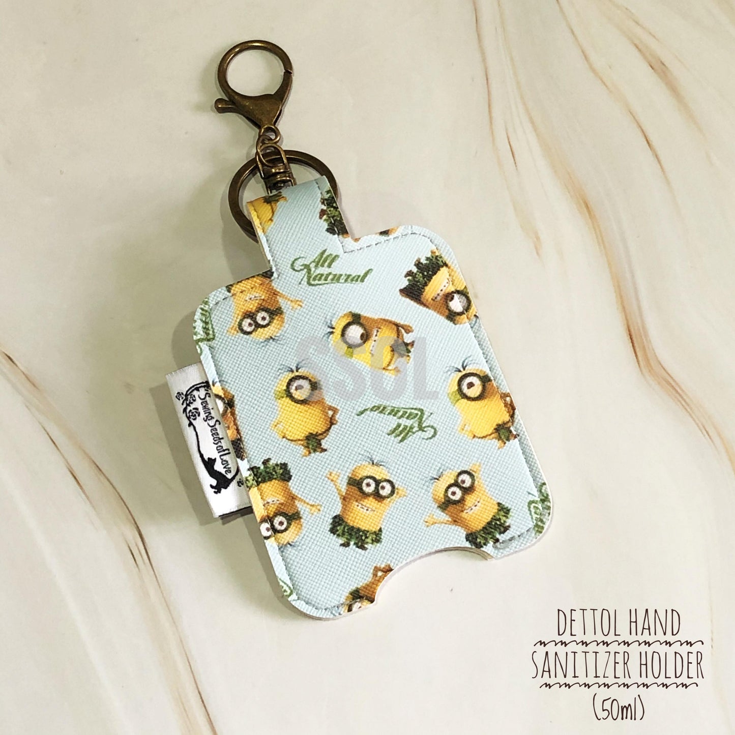 Vinyl Hand Sanitizer Holder (for 50ml bottle) - Minions 01
