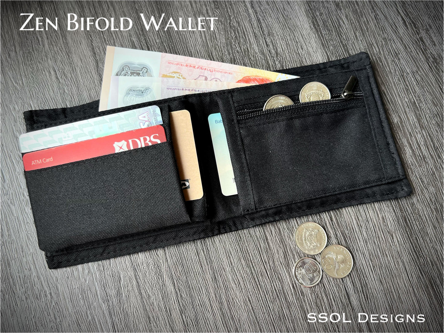Zen Bifold Wallet Pattern