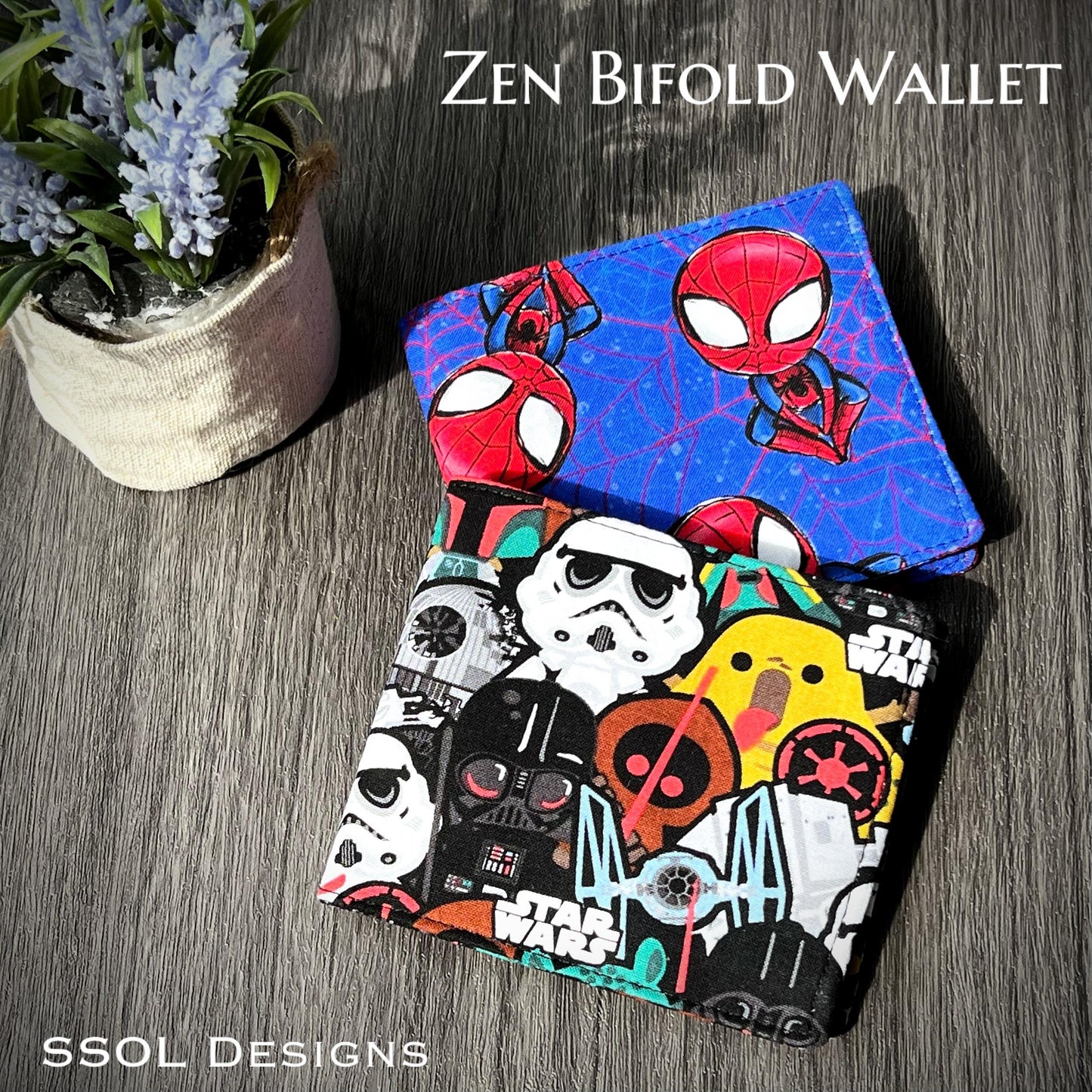 Zen Bifold Wallet Pattern