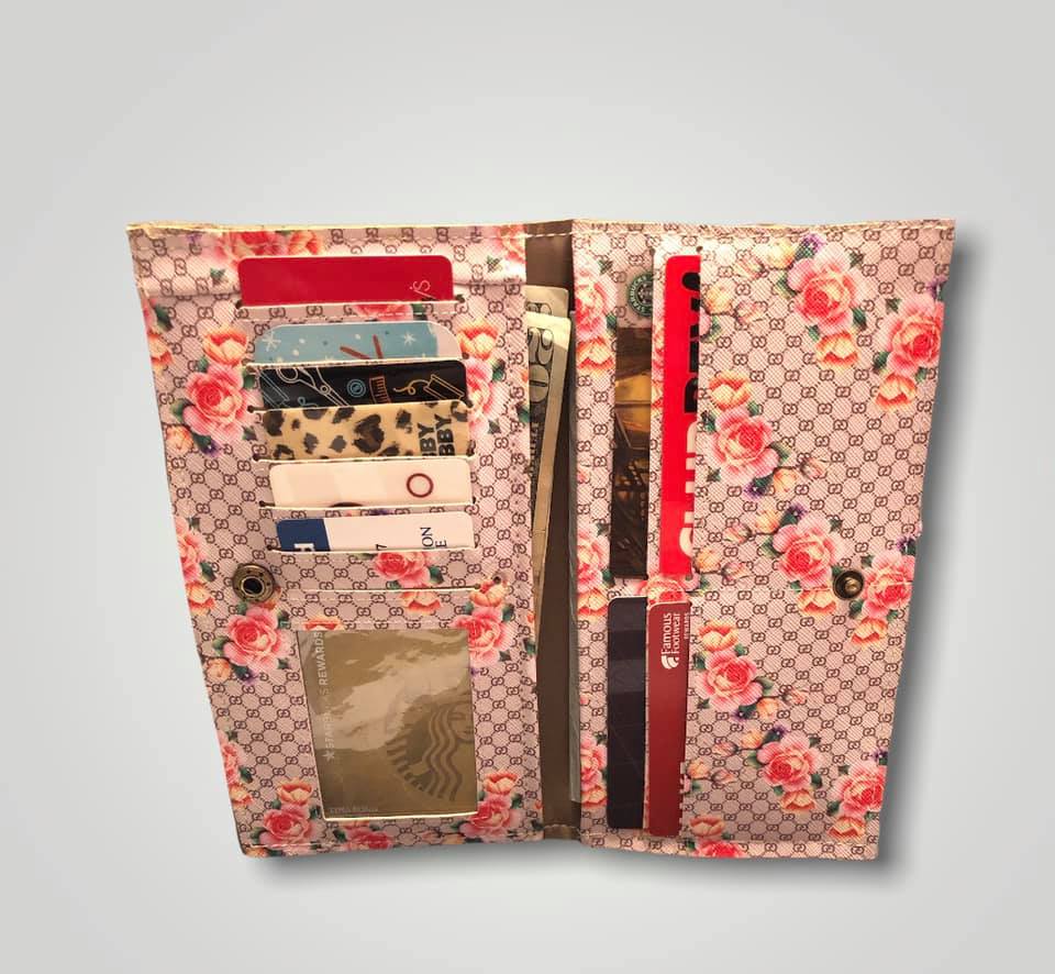 Bloom Slender Wallet Pattern