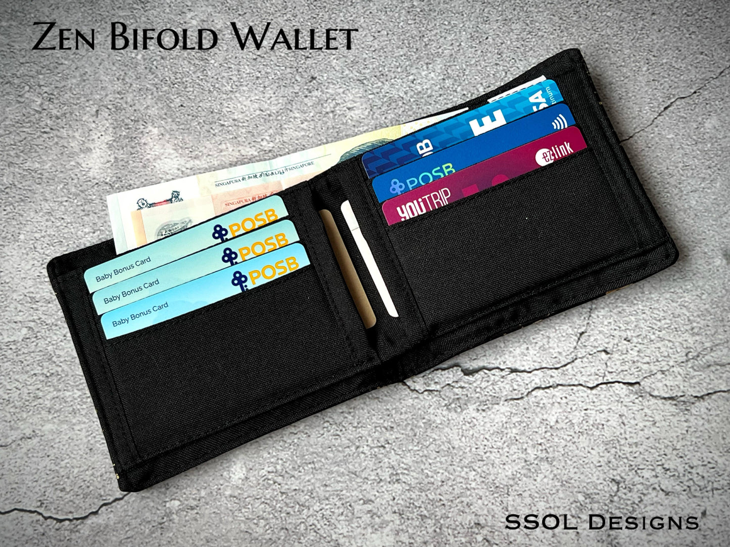 Zen Bifold Wallet Pattern