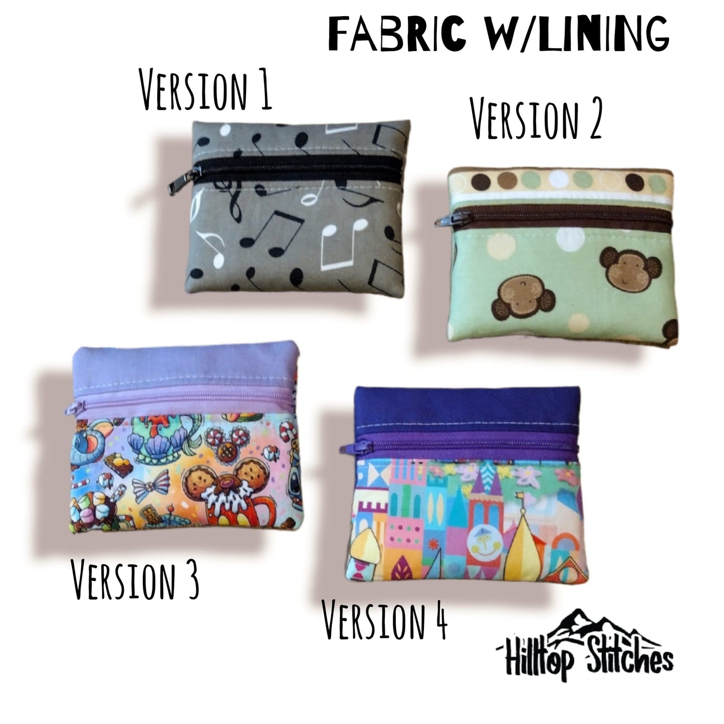 Bubblegum Zip Pouch Pattern