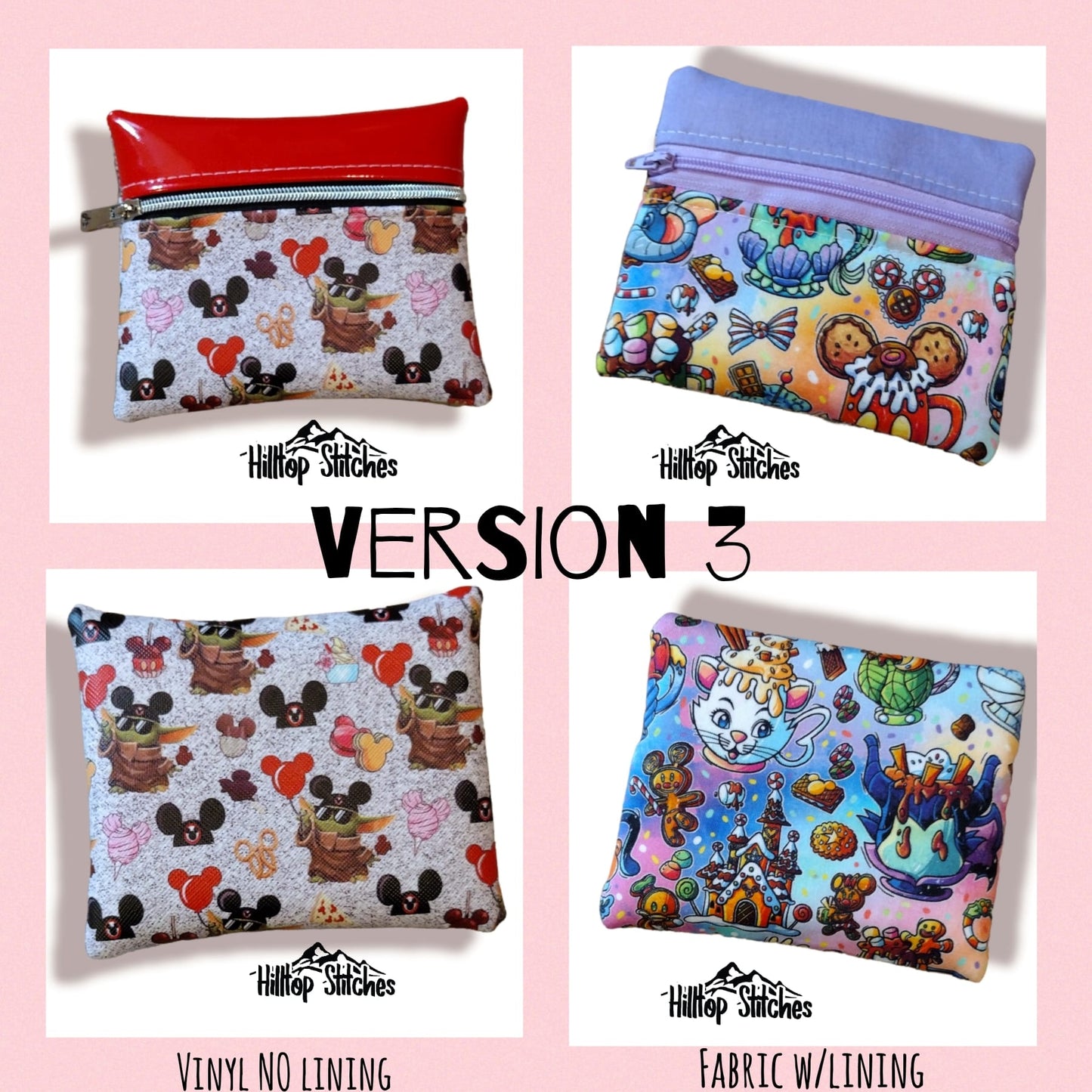 Bubblegum Zip Pouch Pattern